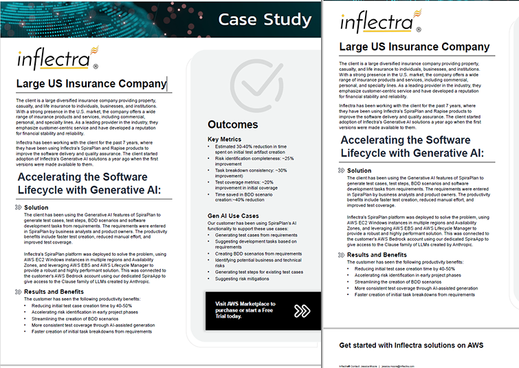 Large US Insurance Company Case Study