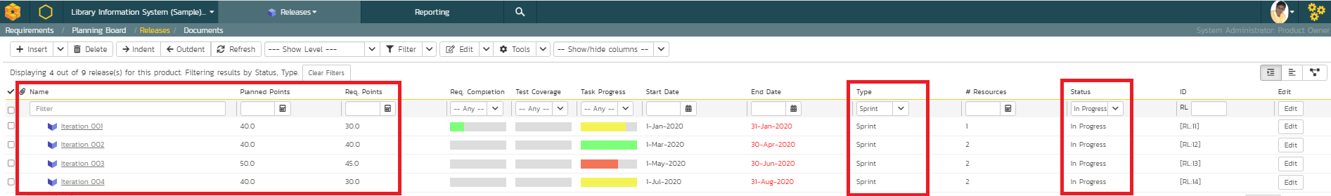 Data Setup with Multiple Releases