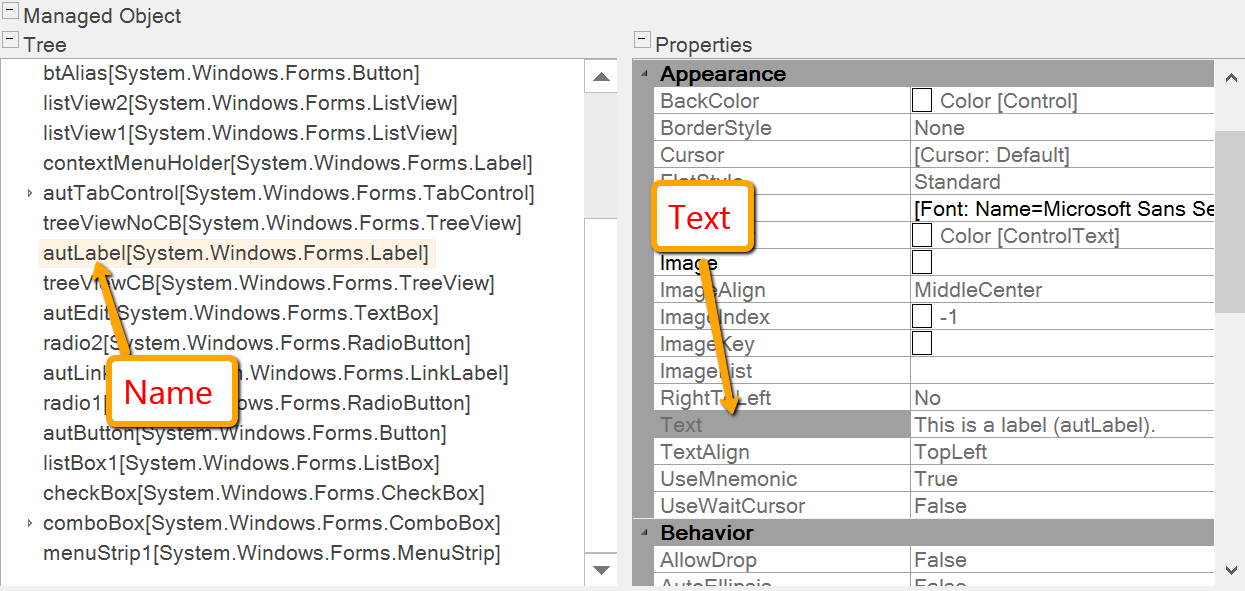 WinForms Tree